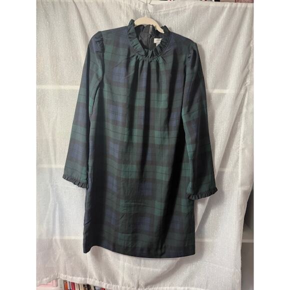 STRAIGHT PLAID DRESS BY J.CREW SIZE 12 - Picture 2 of 4